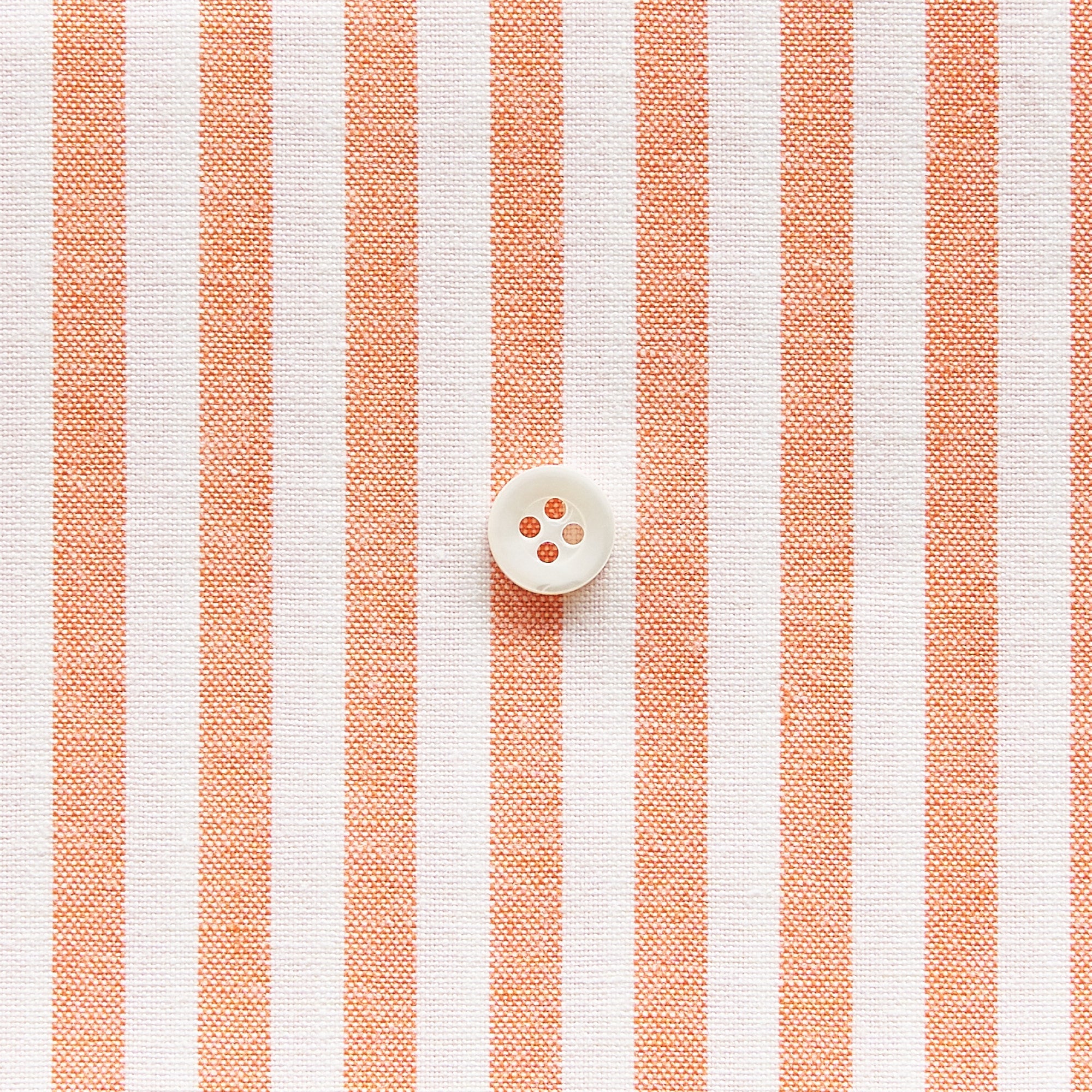 綿ポリダンガリー ストライプ#柄の大きさ_5mm#カラー_#114 オレンジ