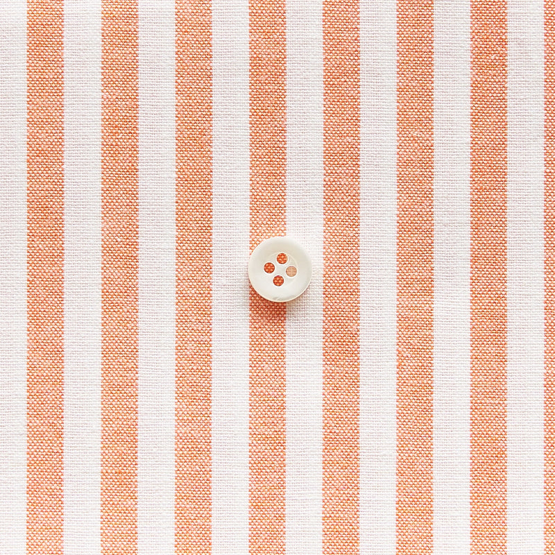 綿ポリダンガリー ストライプ#柄の大きさ_5mm#カラー_#114 オレンジ