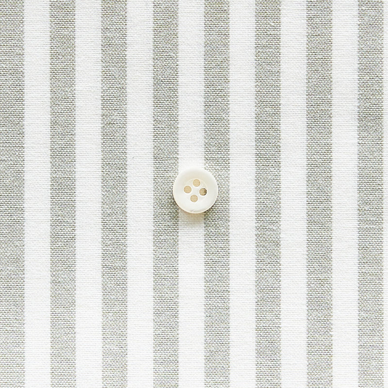 綿ポリダンガリー ストライプ#柄の大きさ_5mm#カラー_#115 モスグリーン