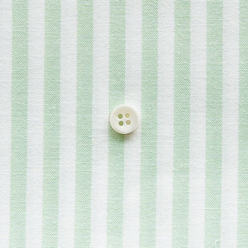 綿ポリダンガリー ストライプ#柄の大きさ_5mm#カラー_#126 スプリンググリーン