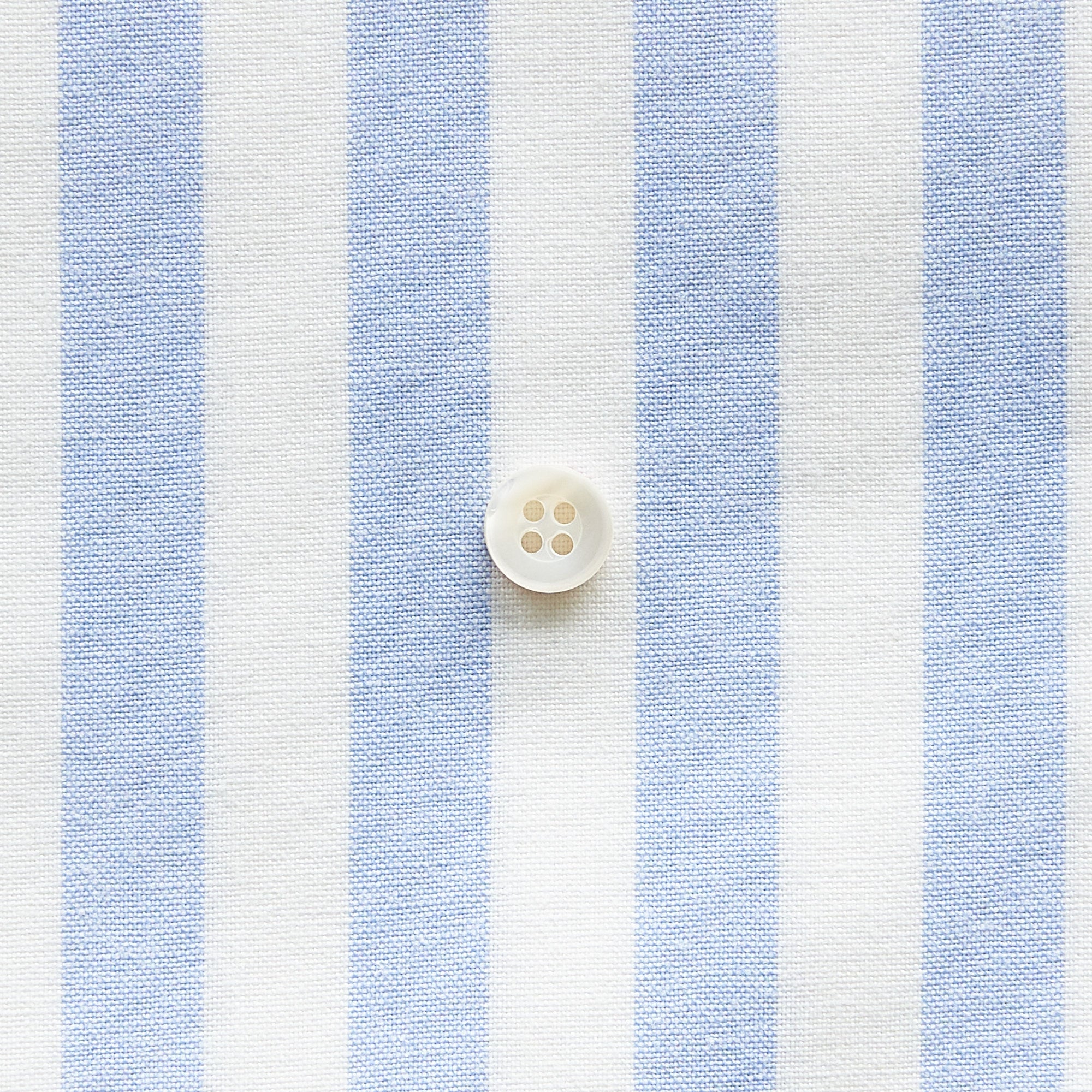 綿ポリダンガリー ストライプ#柄の大きさ_12mm#カラー_#103 みずいろ