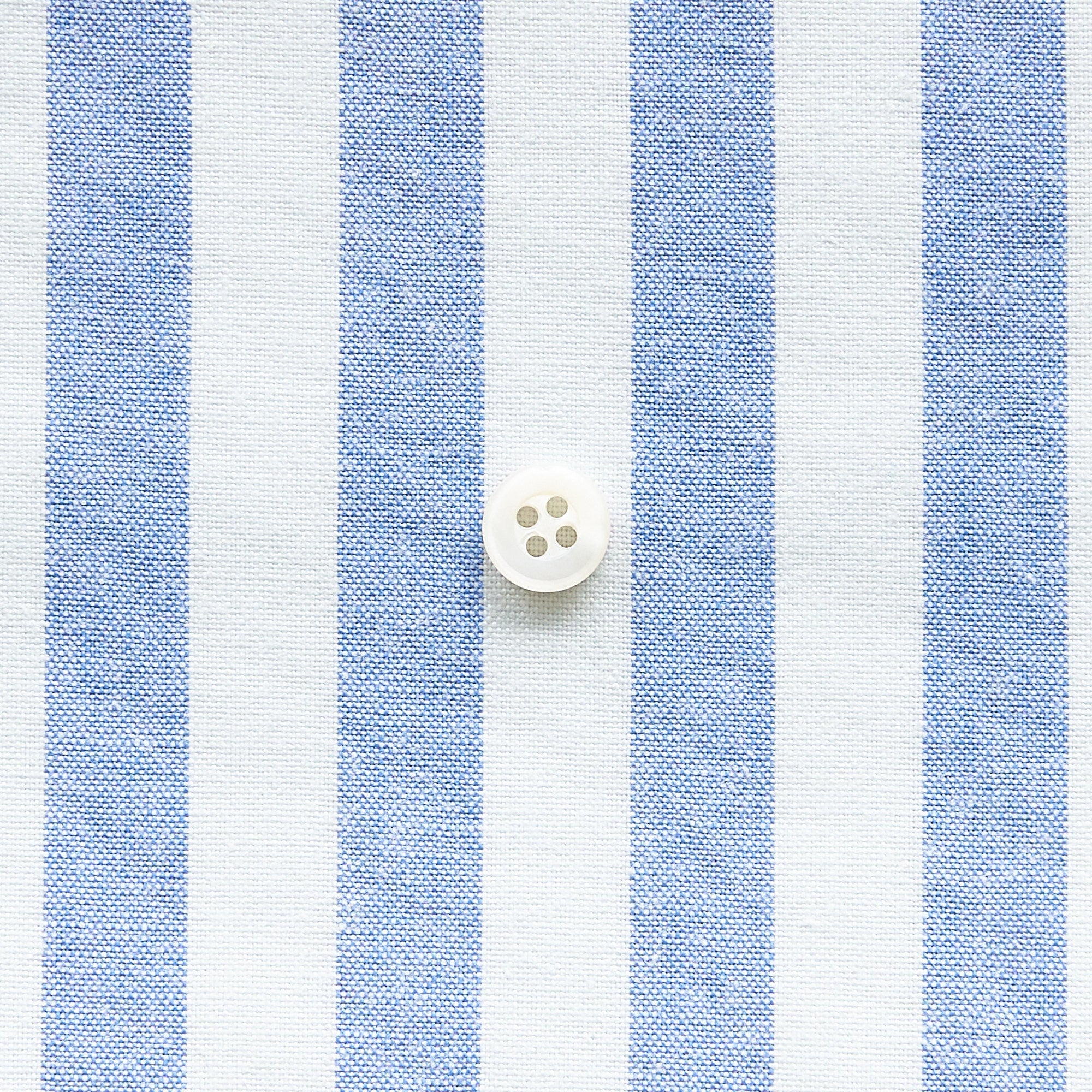 綿ポリダンガリー ストライプ#柄の大きさ_12mm#カラー_#106 マリンブルー