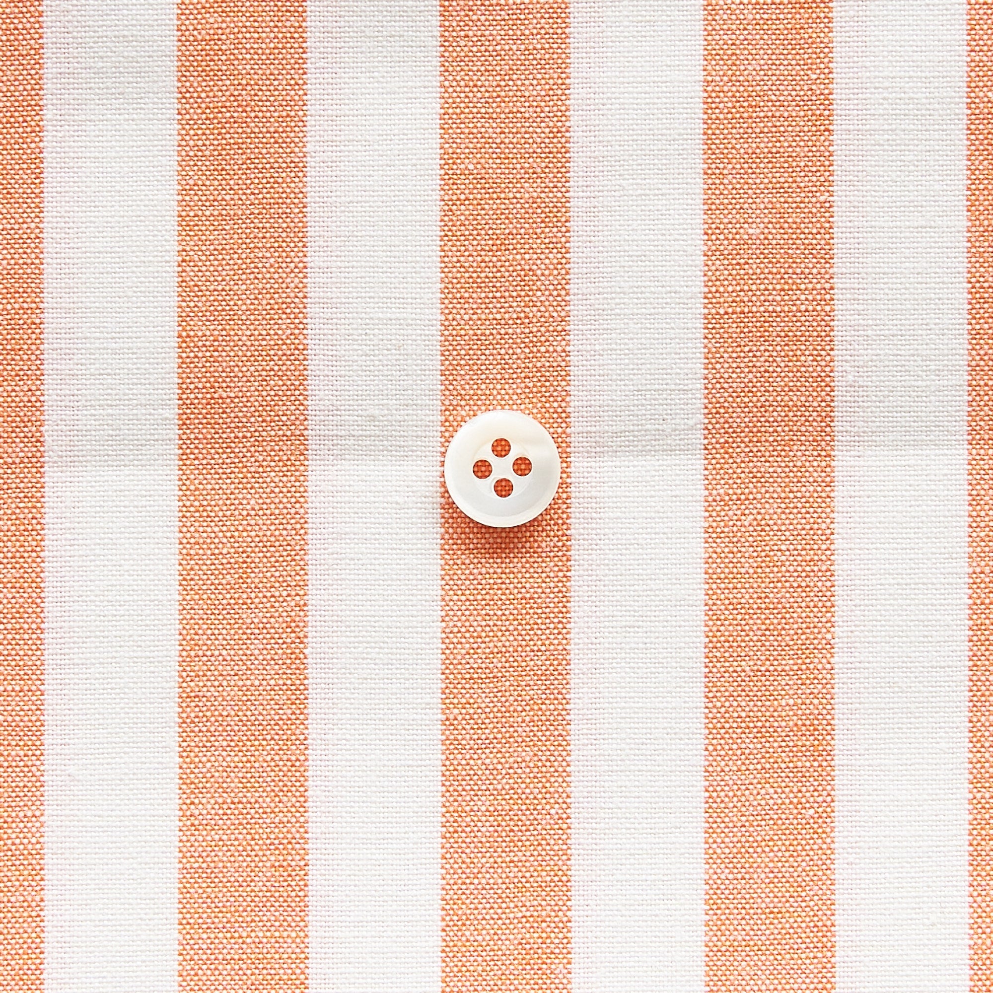 綿ポリダンガリー ストライプ#柄の大きさ_12mm#カラー_#114 オレンジ