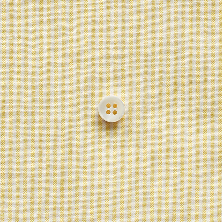綿ポリダンガリー ストライプ#柄の大きさ_1.5mm#カラー_#104 イエロー