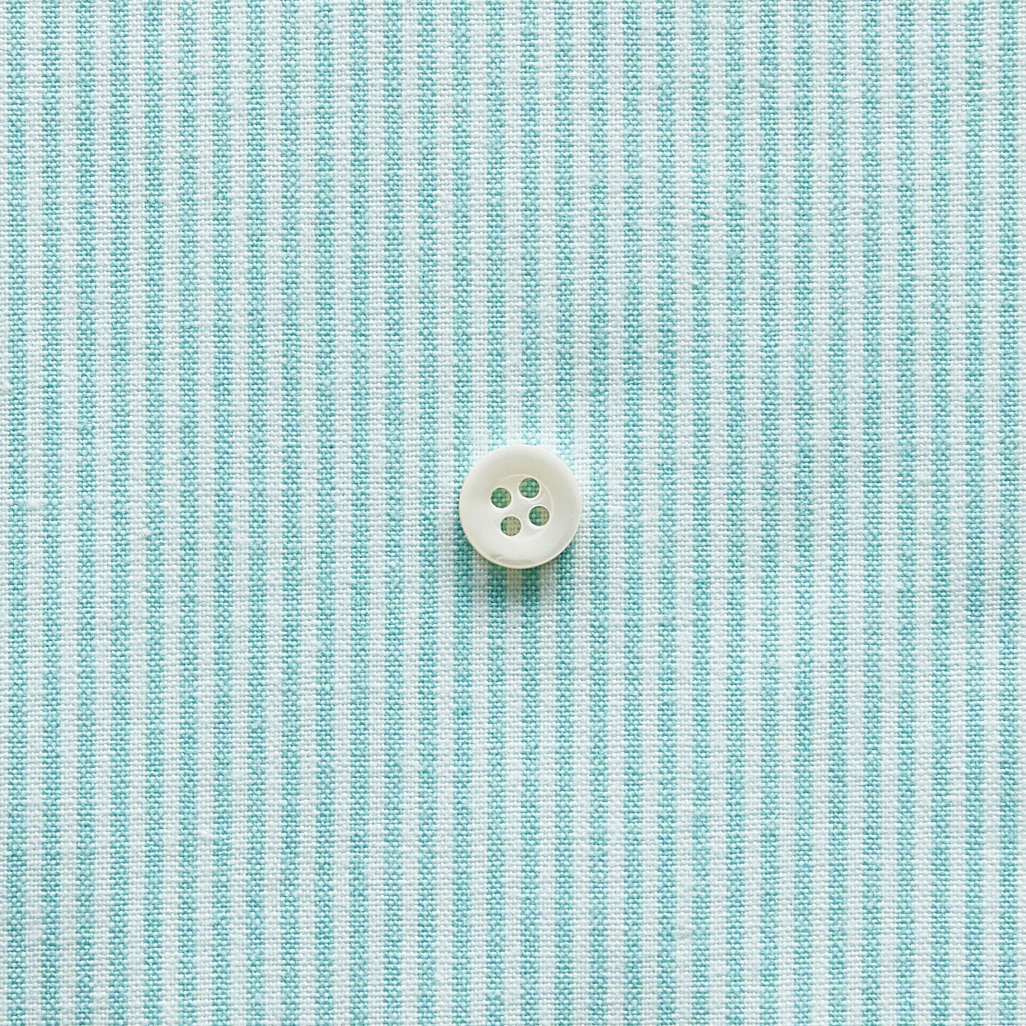 綿ポリダンガリー ストライプ#柄の大きさ_1.5mm#カラー_#105 ミントグリーン