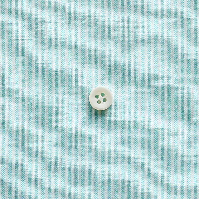 綿ポリダンガリー ストライプ#柄の大きさ_1.5mm#カラー_#105 ミントグリーン
