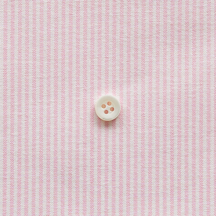綿ポリダンガリー ストライプ#柄の大きさ_1.5mm#カラー_#109 ピンク