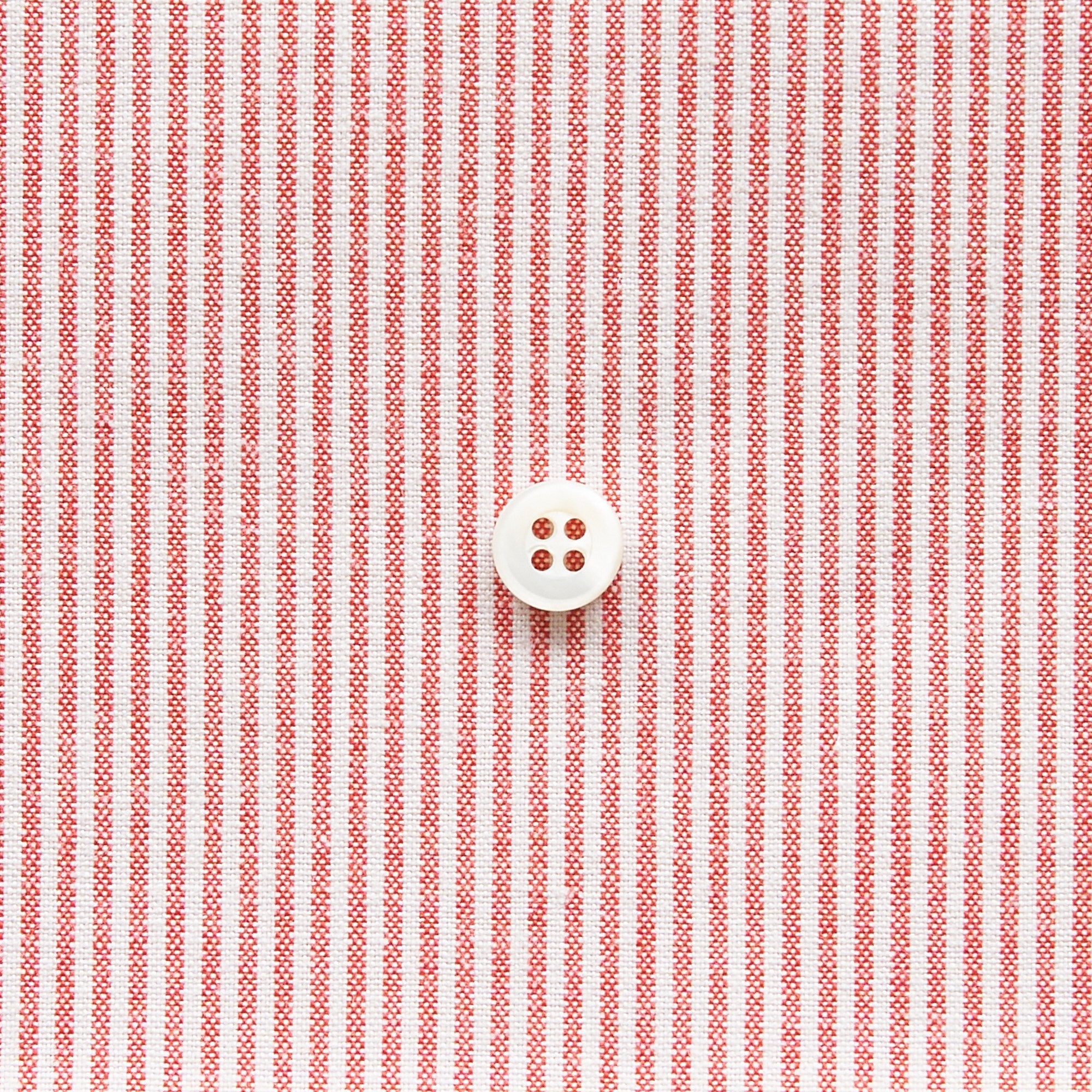 綿ポリダンガリー ストライプ#柄の大きさ_1.5mm#カラー_#117 トマトレッド