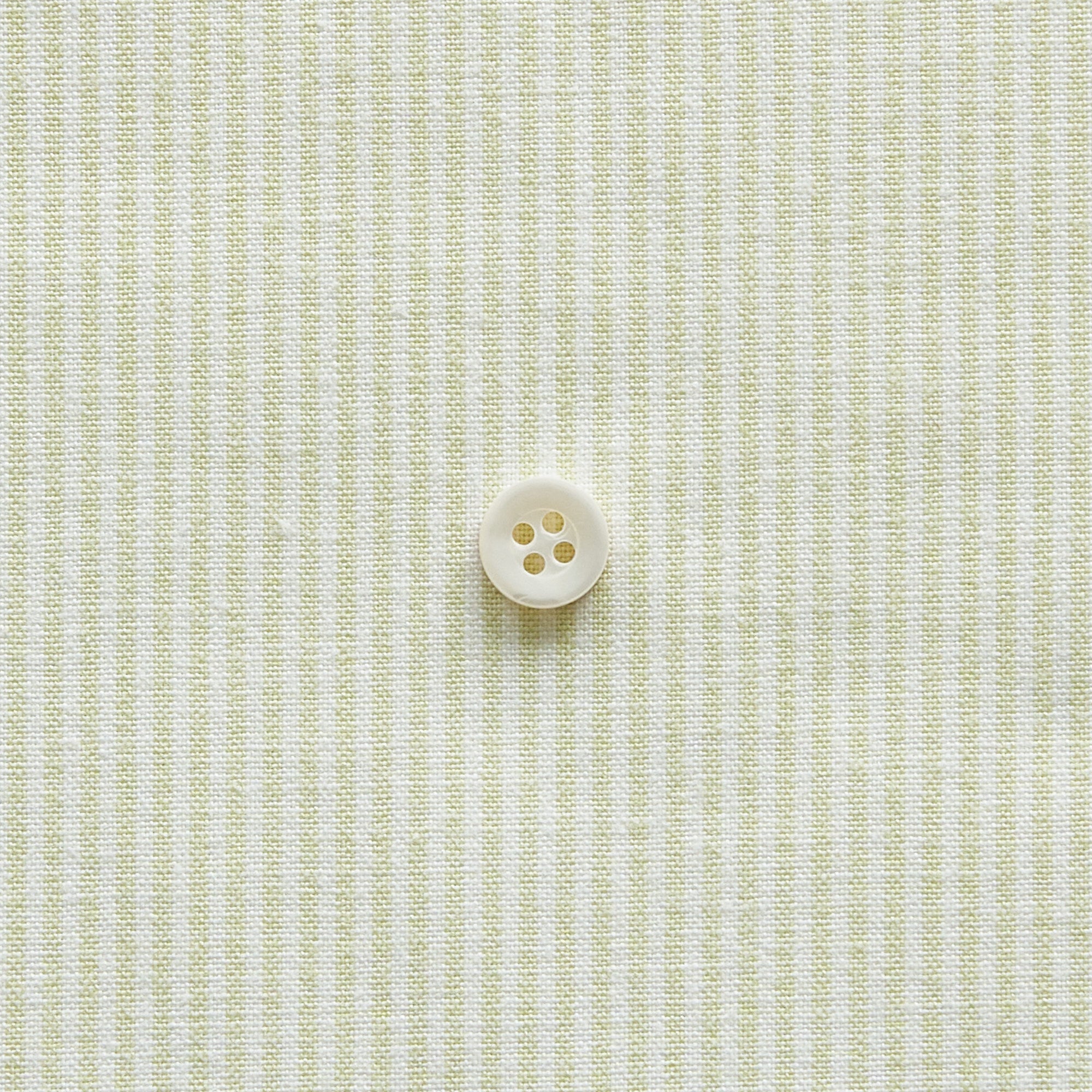綿ポリダンガリー ストライプ#柄の大きさ_1.5mm#カラー_#125 サラダグリーン