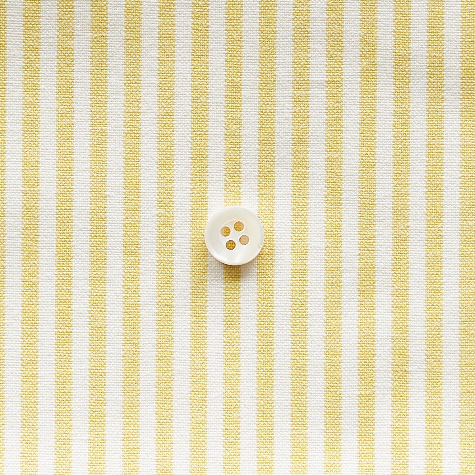 綿ポリダンガリー ストライプ#柄の大きさ_3mm#カラー_#104 イエロー