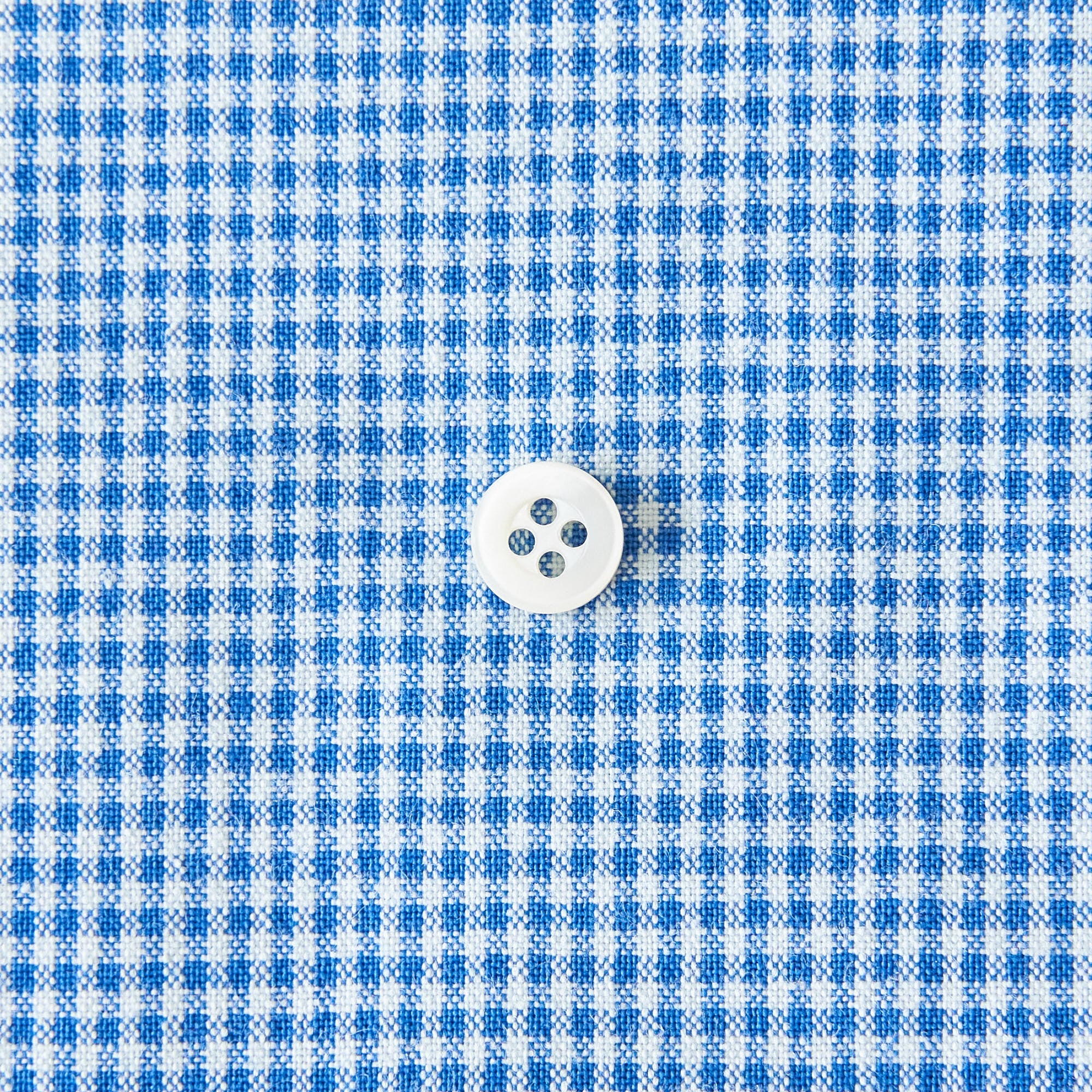 綿ポリダンガリー ギンガムチェック#柄の大きさ_1.5mm#カラー_#118 ブルー