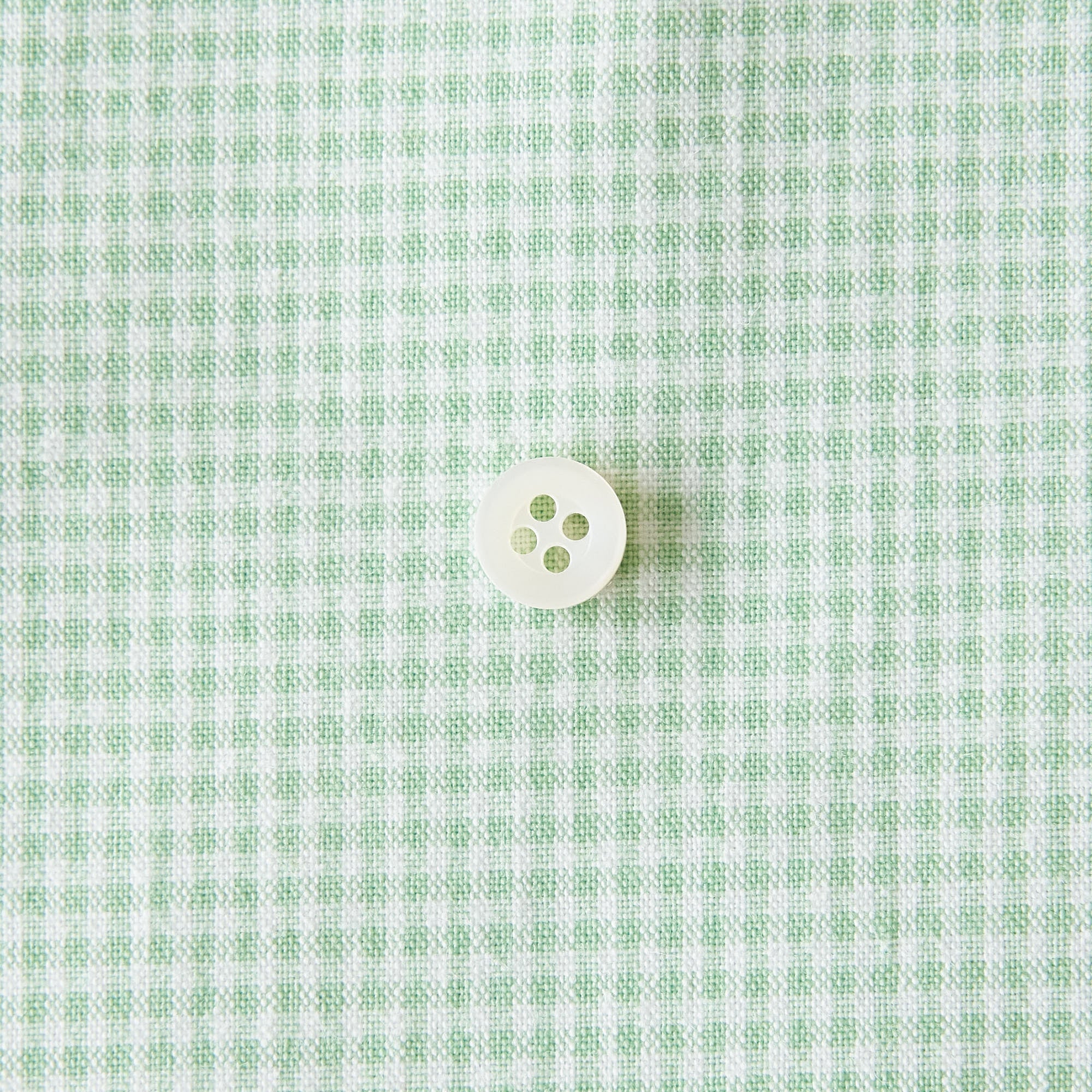 綿ポリダンガリー ギンガムチェック#柄の大きさ_1.5mm#カラー_#126 スプリンググリーン