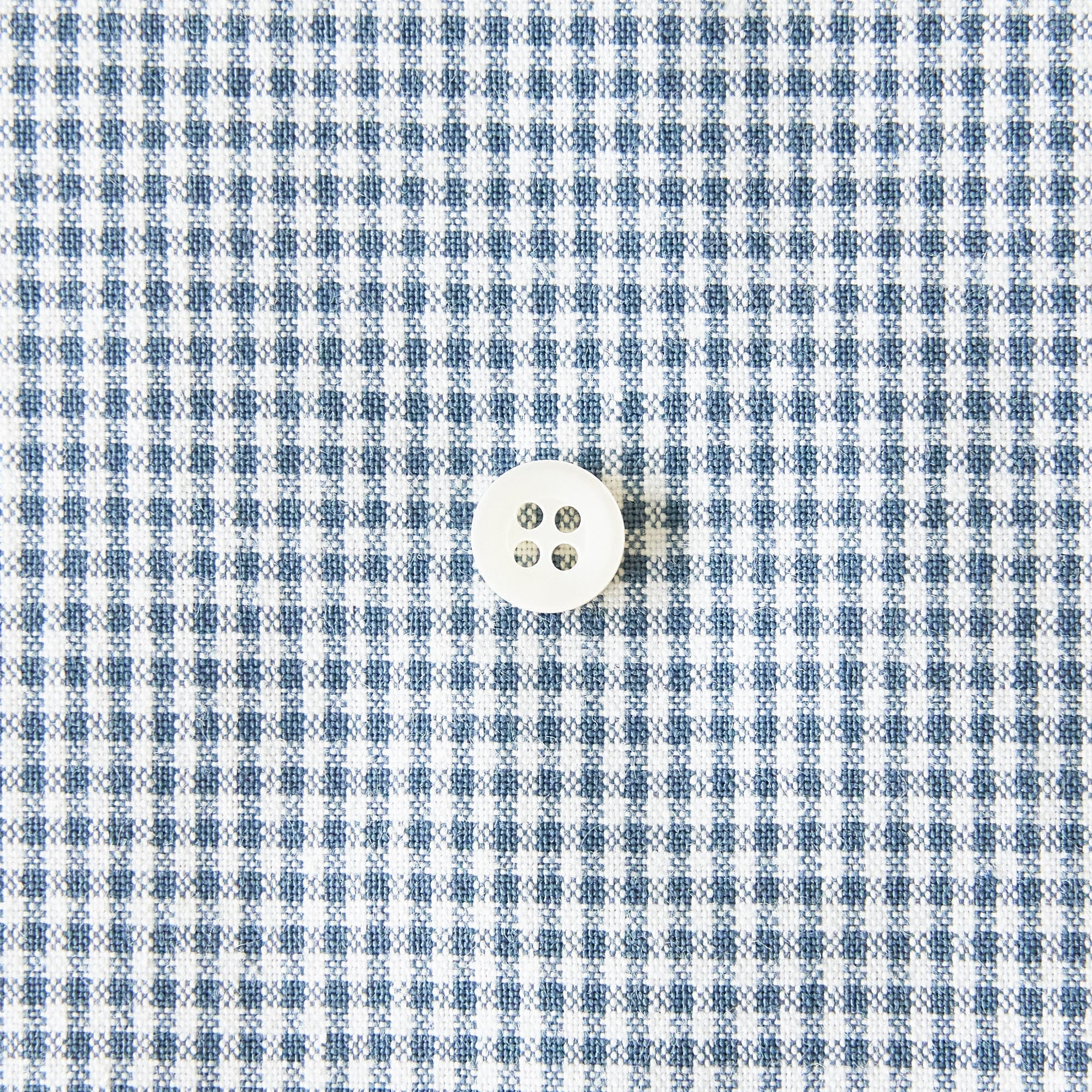 綿ポリダンガリー ギンガムチェック#柄の大きさ_1.5mm#カラー_#203 ティールブルー