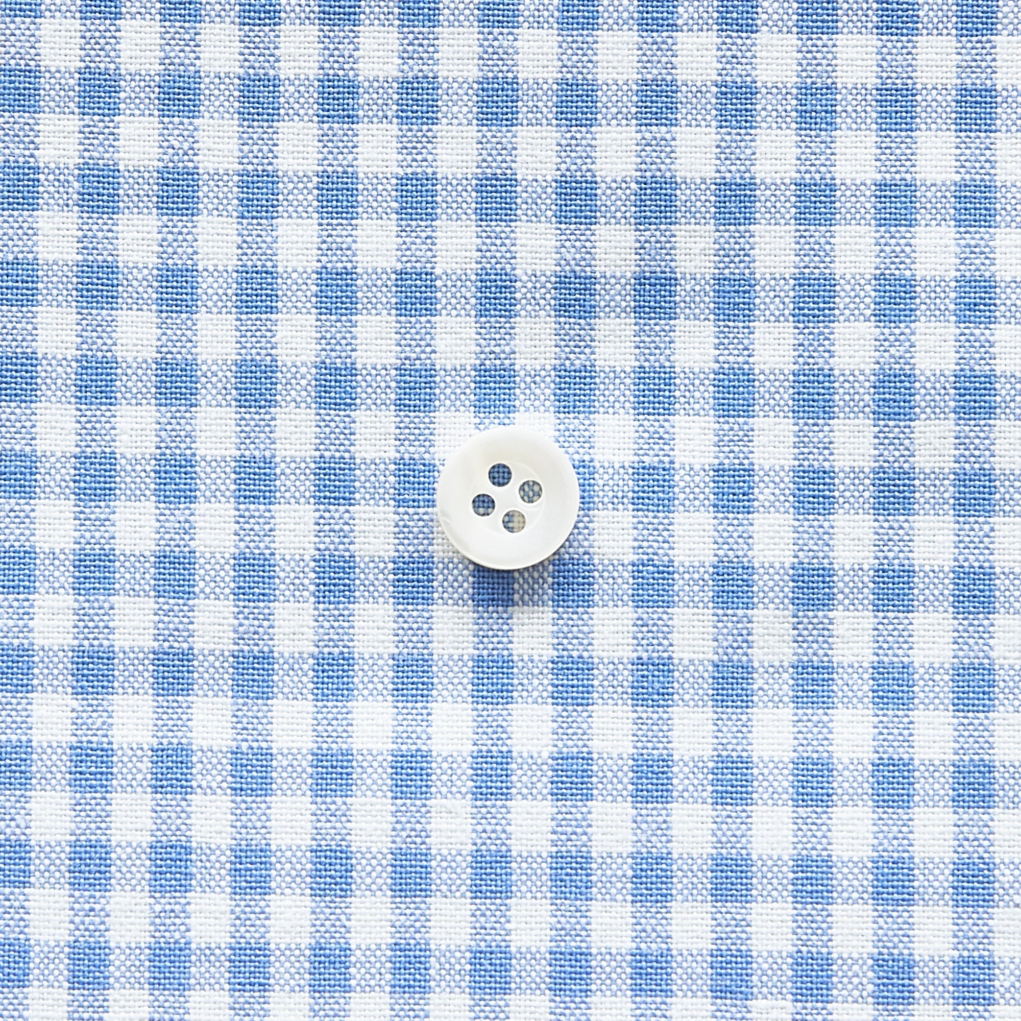 綿ポリダンガリー ギンガムチェック#柄の大きさ_3mm#カラー_#106 マリンブルー