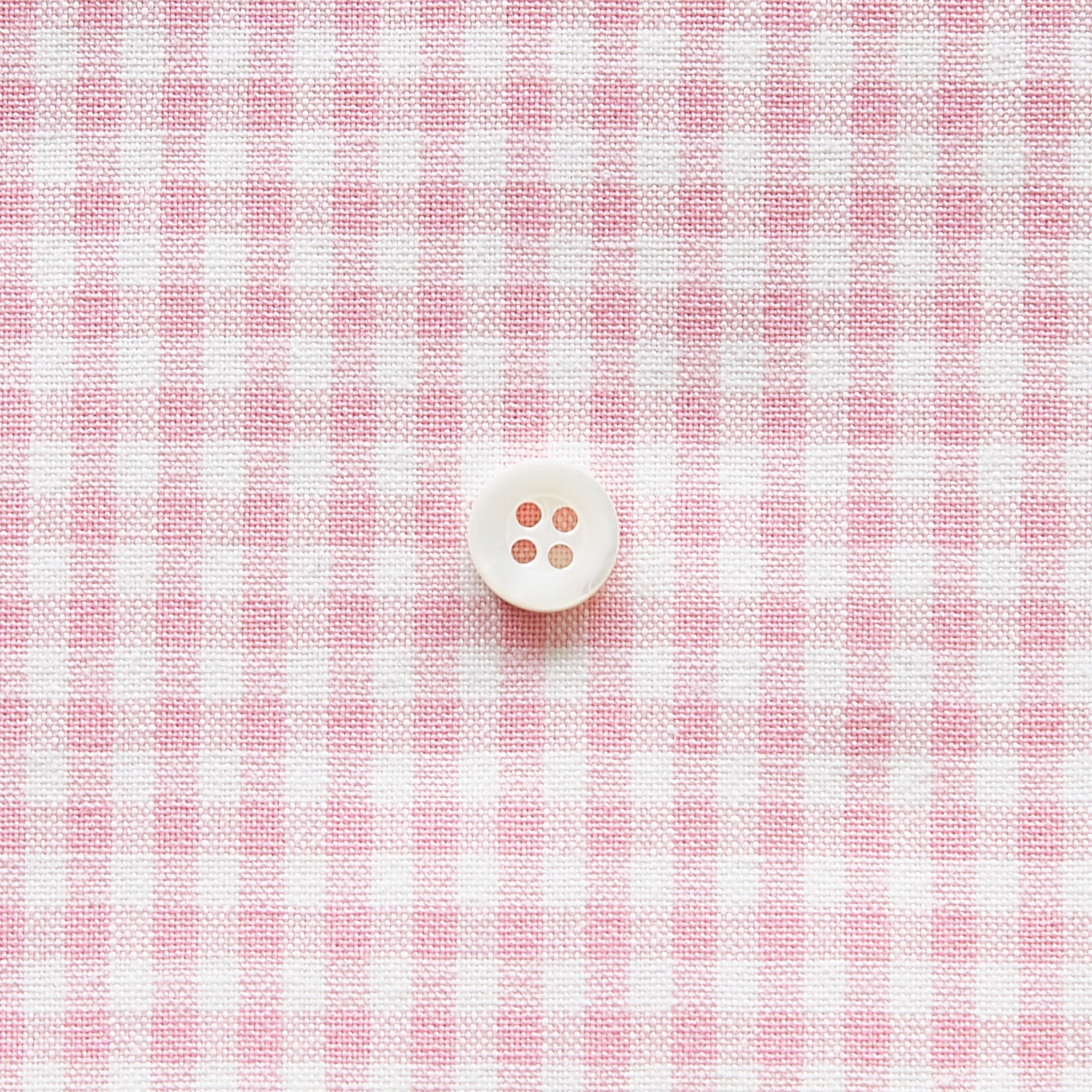 綿ポリダンガリー ギンガムチェック#柄の大きさ_3mm#カラー_#109 ピンク