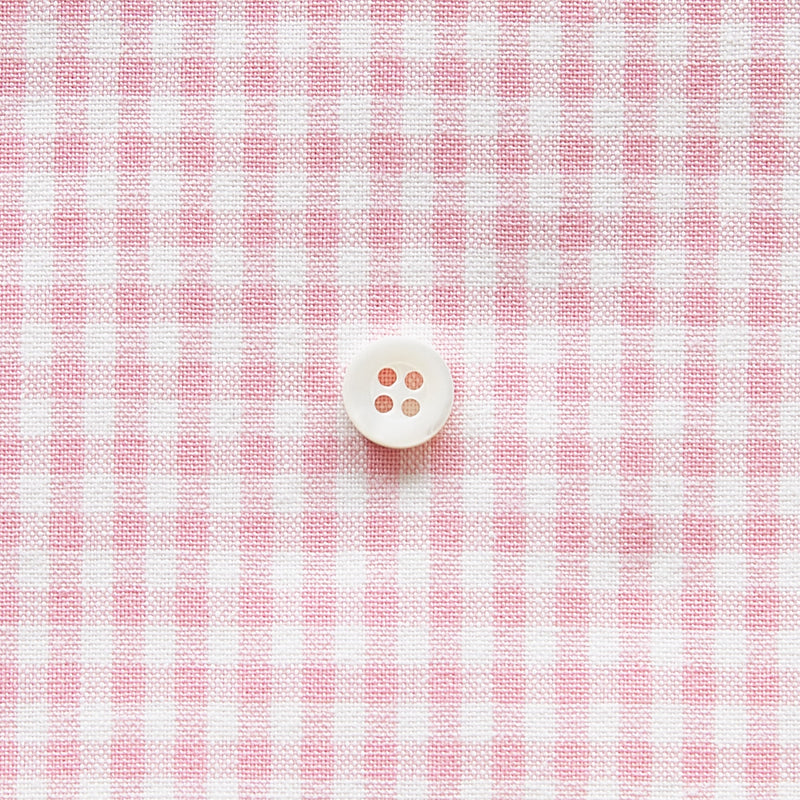綿ポリダンガリー ギンガムチェック#柄の大きさ_3mm#カラー_#109 ピンク
