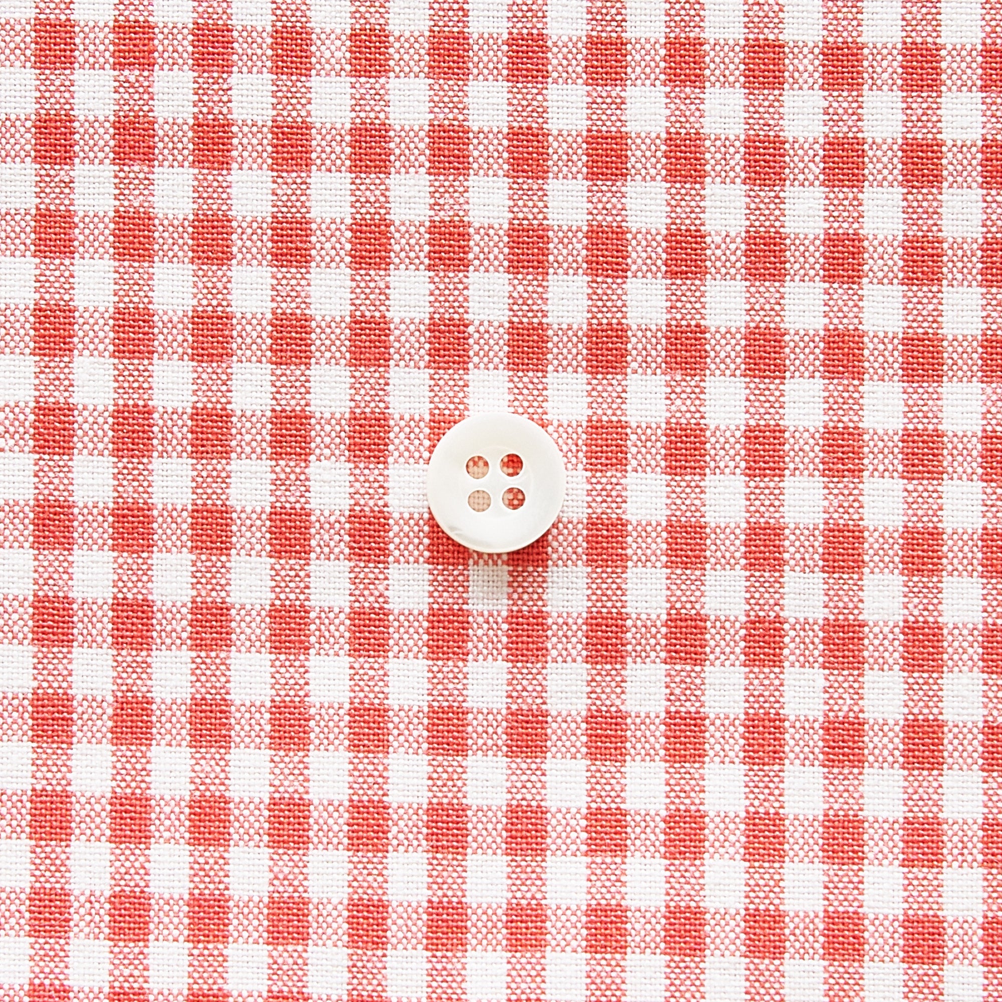 綿ポリダンガリー ギンガムチェック#柄の大きさ_3mm#カラー_#117 トマトレッド