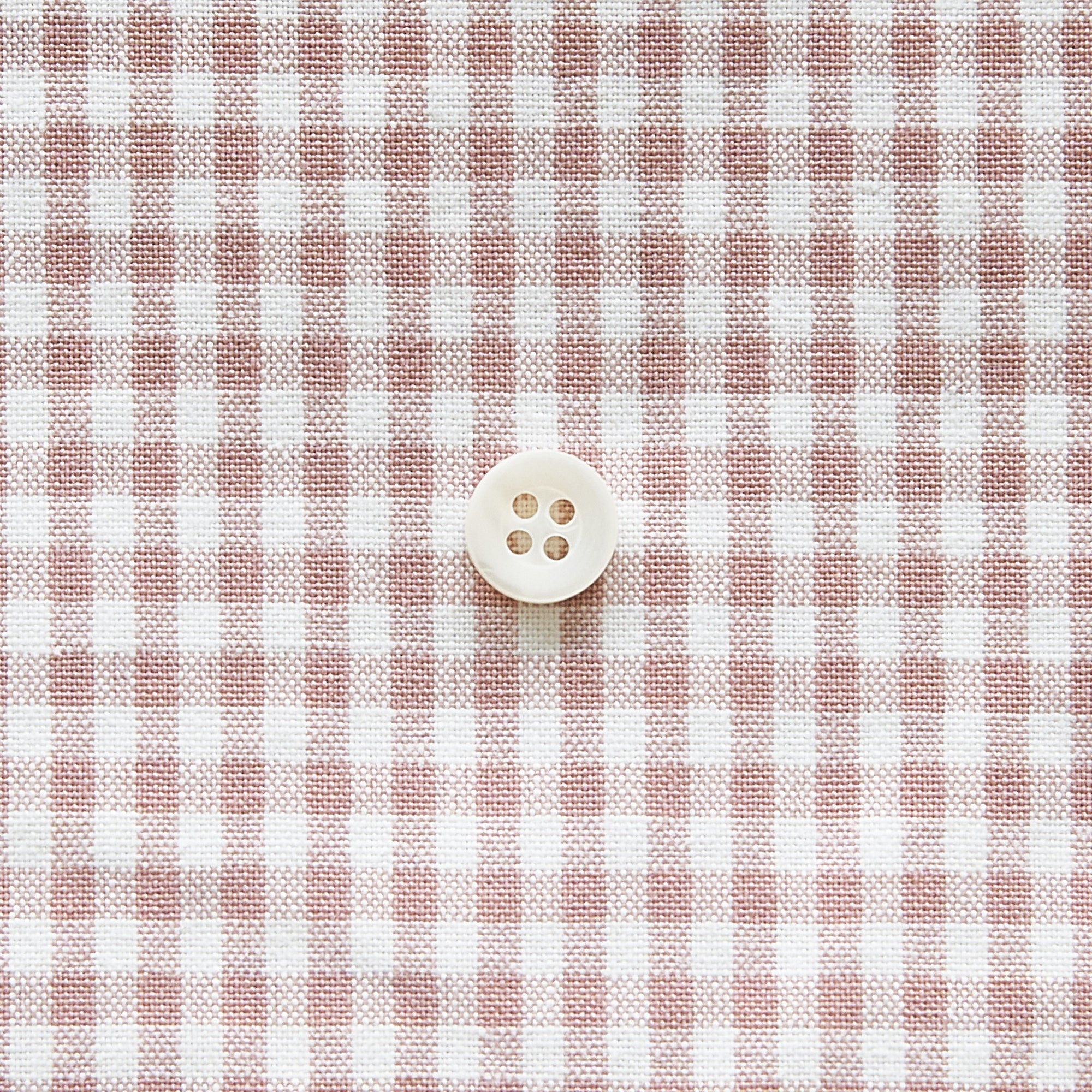 綿ポリダンガリー ギンガムチェック#柄の大きさ_3mm#カラー_#202 スモークピンク