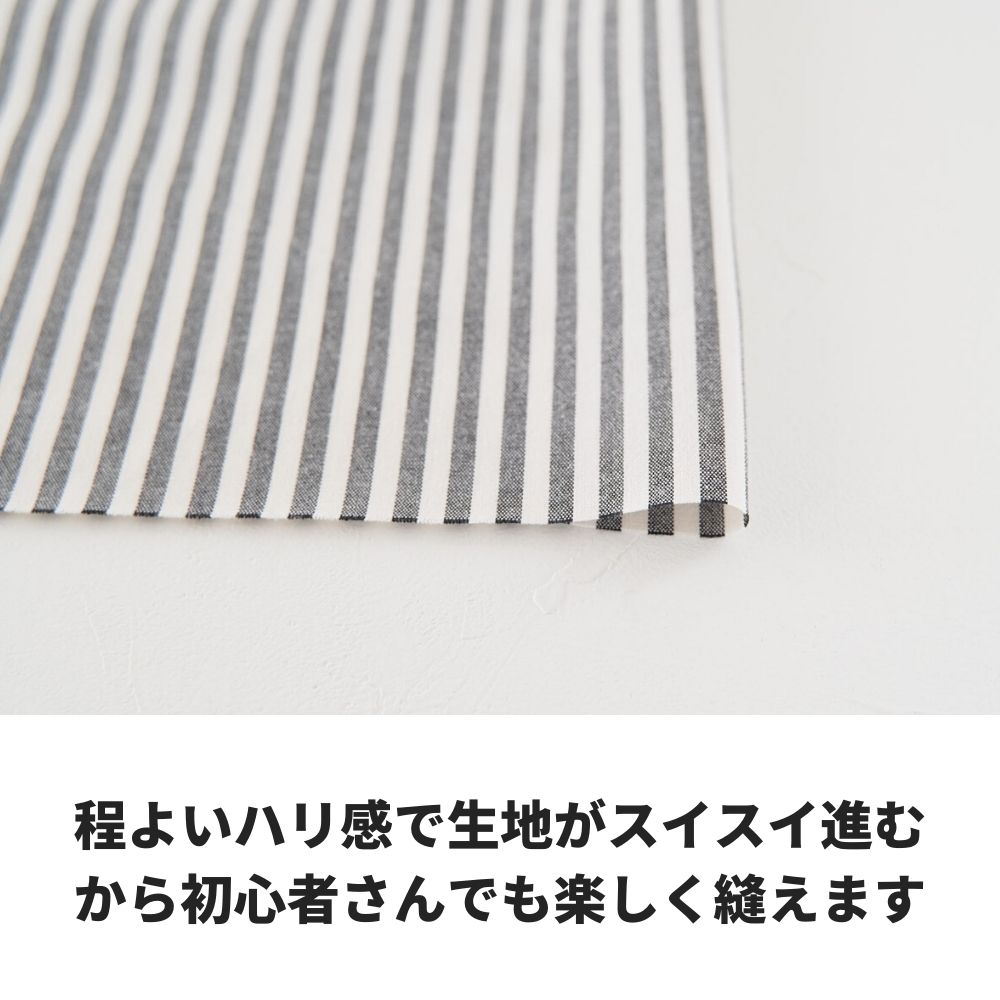綿ポリダンガリー モノクロ 画像6