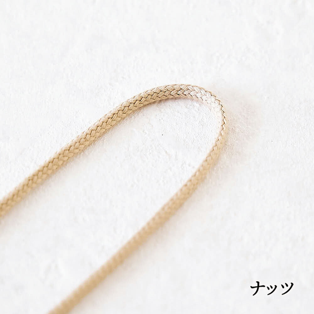 オーガニックコットン　3mm/5mm 丸紐 7color 1m単位 画像6