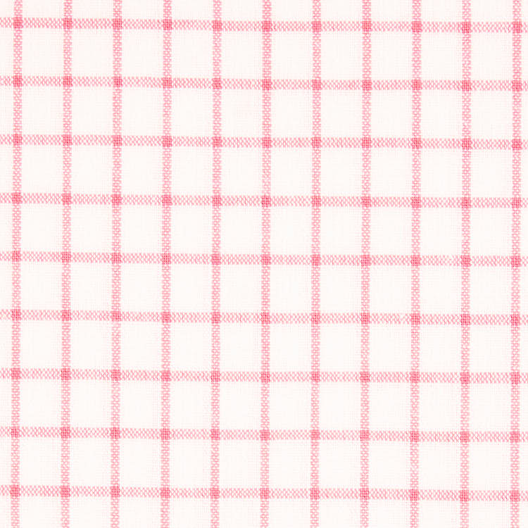 綿ポリ ソフトダンガリー ウィンドウチェック#色_ピンク