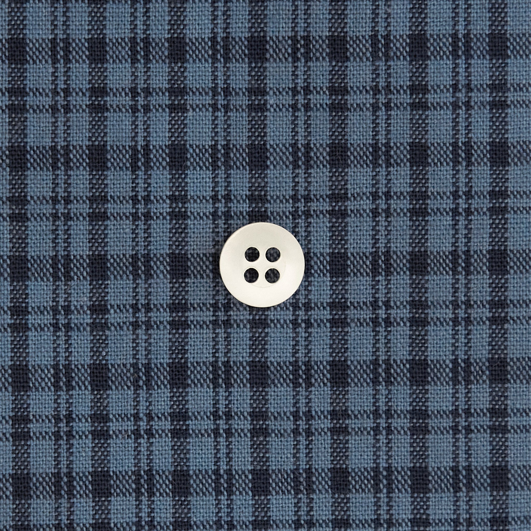 綿ポリ ダンガリー 藍染風
