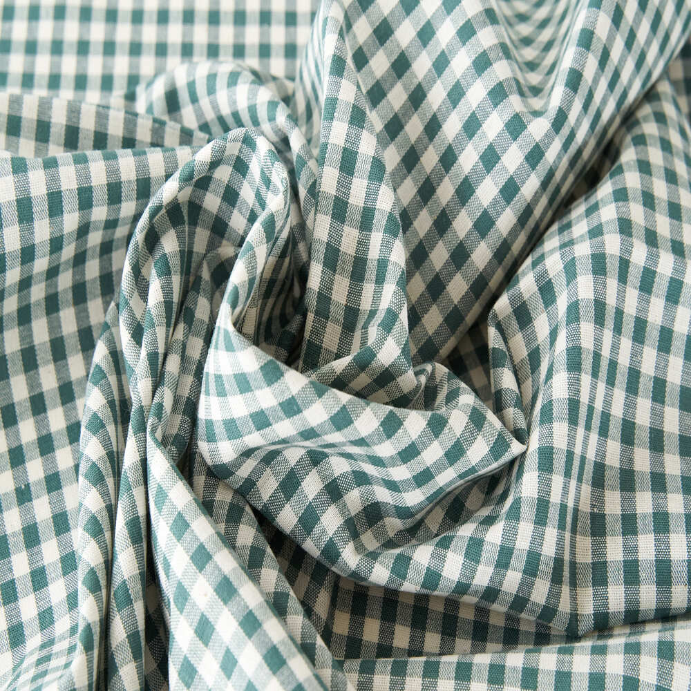 コットンギンガムチェック#カラー_グリーン