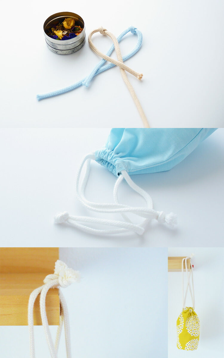 オーガニックコットン　3mm/5mm 丸紐 7color 1m単位 画像13