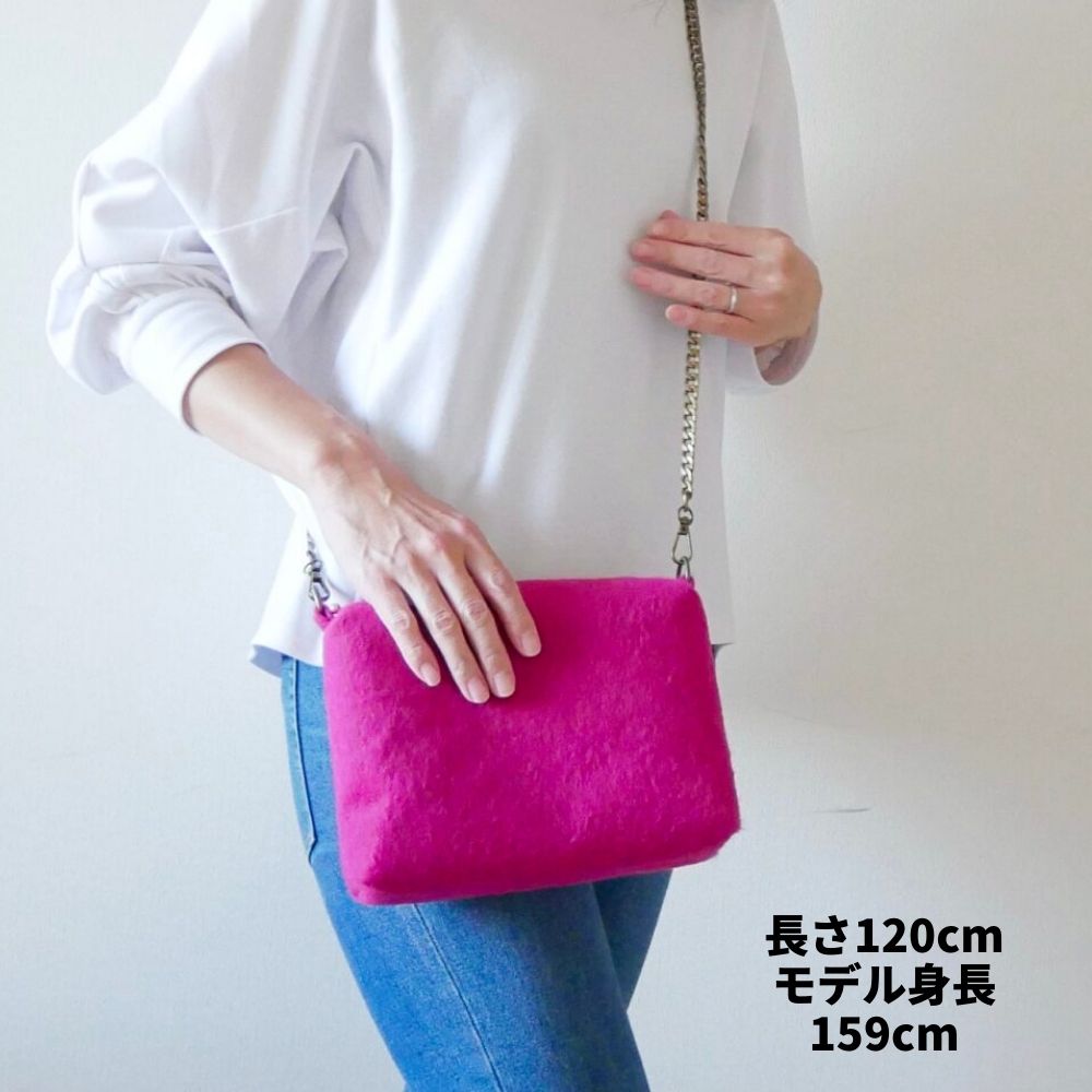 ナスカン付き金属チェーン 120cm 画像10