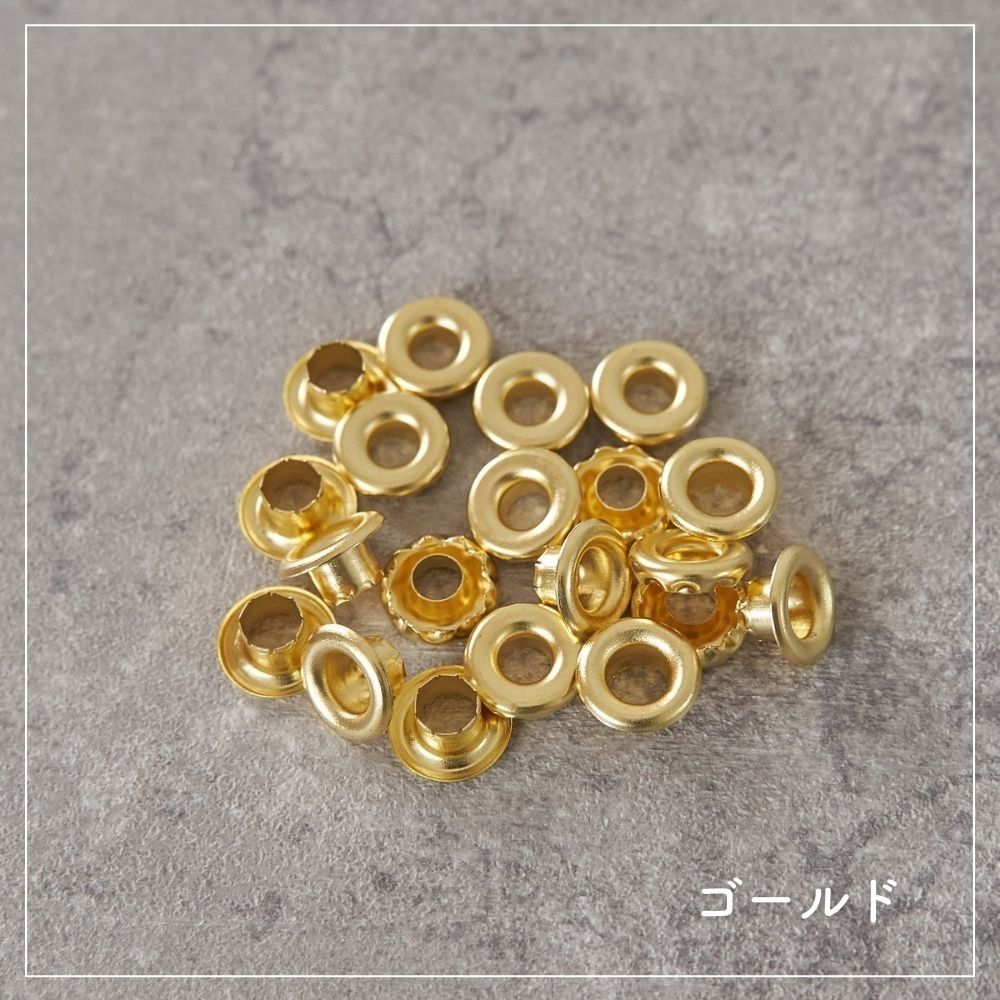 ハトメ スターターセット　内径6mm 外径11mm ハトメ 打ち具 ポンチ 画像2
