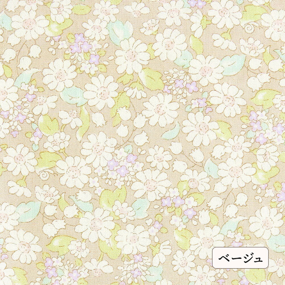 コットンブロード 花柄プリント