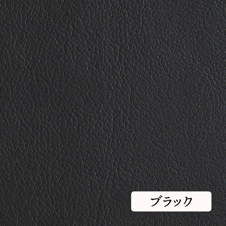 国産 フェイクレザー　0.9mm厚#色_ブラック