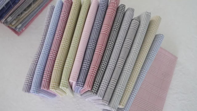 日本で一番色数の多いグレンチェック生地 商品紹介動画