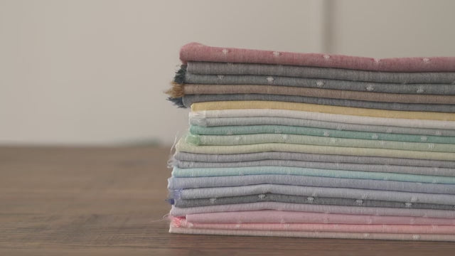 オリジナル綿ポリ織ドットを紹介します。 商品紹介動画