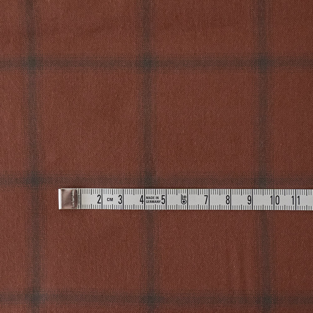 生地布コットンビエラツイルブラウン0.28mm厚110cm幅50cm単位オーダーカット【商用可能】