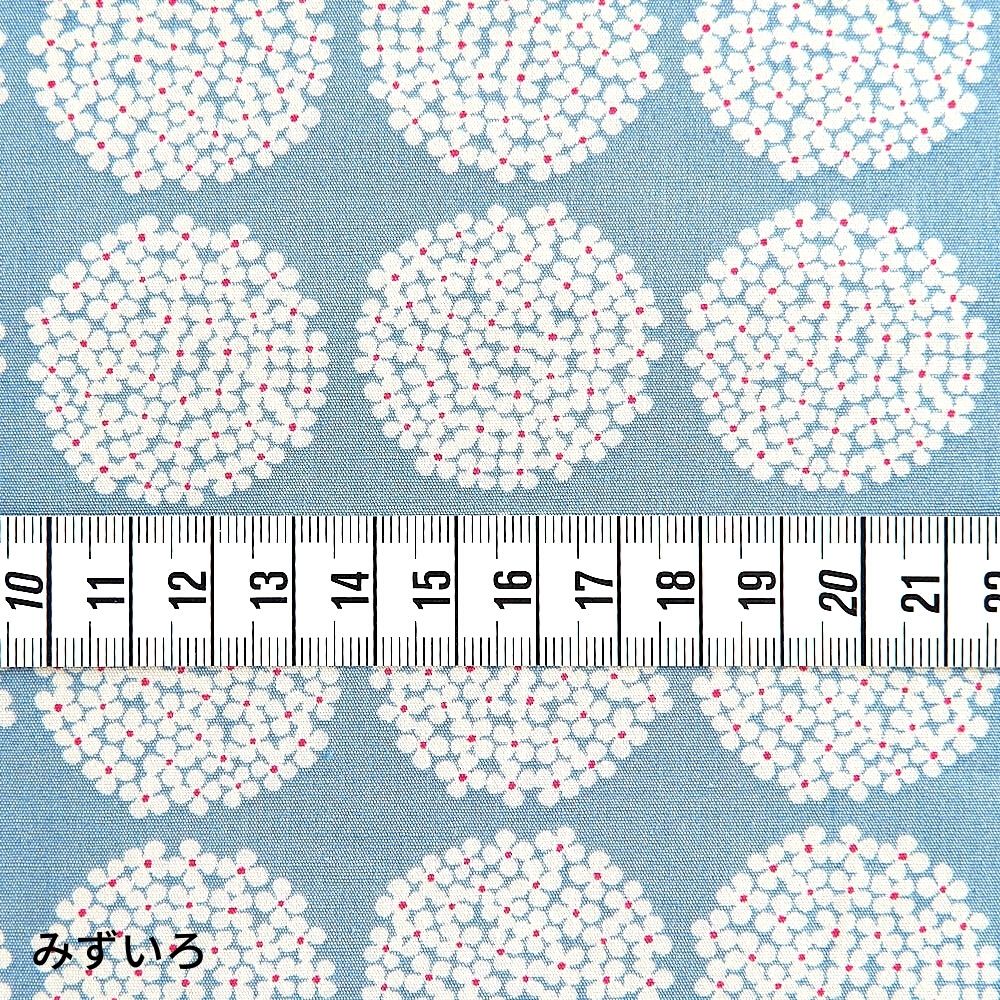 コットンブロード ミニアジサイ柄